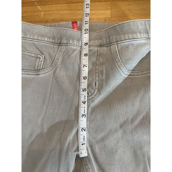 Spanx Ankle Jean-Ish Pants Womens S/P Taupe Pull On Back Pockets - Picture 4 of 7